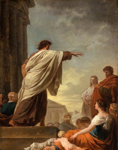 The Predication of Saint Paul, c.1779 by Joseph Benoît Suvée